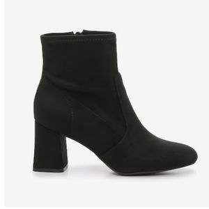 Kelly & Katie Black Suede Ankle Boot